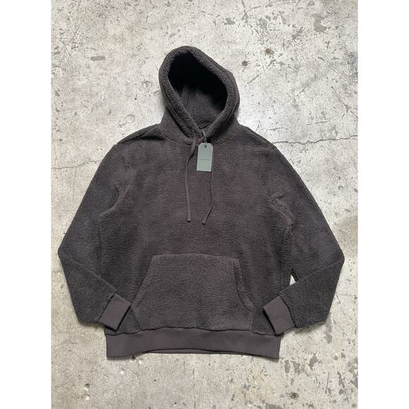 NWT Alltaints Toni‎ Both Teddy Hoodie Brooklyn Brown $169 M